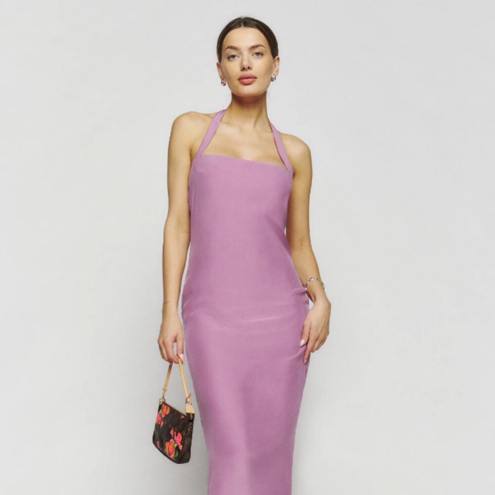 NWT Reformation Ali Silk Dress